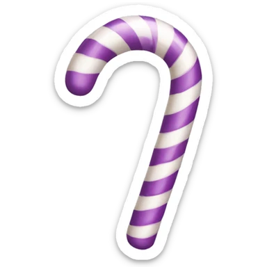 Lilac Candy cane  sticker