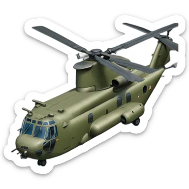 Hélicoptère de combat CH-47 Chinook  sticker