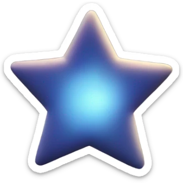 universe with the star round shaped sticker