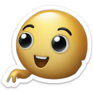 woodworm emerging from a wooden log with a joyful expression, symbolizing a whimsical or playful wood-dwelling sticker