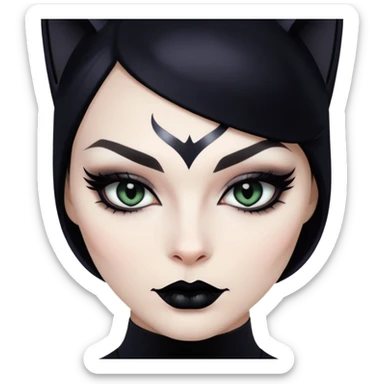 Catwoman face sticker