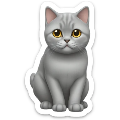 british shorthair sticker