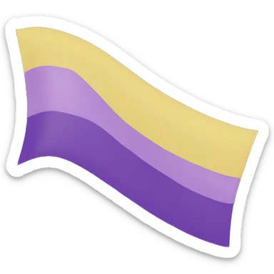 nonbinary flag sticker