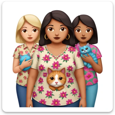 Fat Indian woman working at target with her friends dead cat sticker