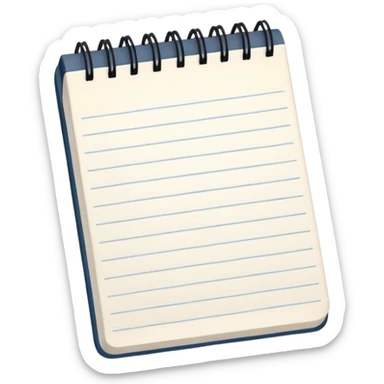 Note pad sticker