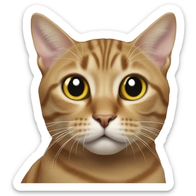 Cat saying What?? sticker