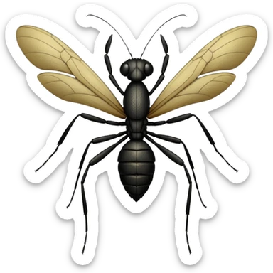 black mantişs sticker