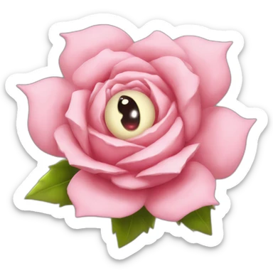 A Pokémon that looks like a huge rose with eyes electric thorns instead of petals. It generates electricity to defend itself. sticker