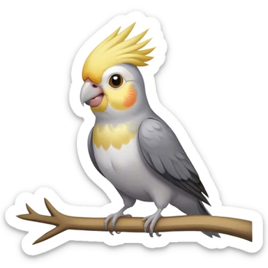 cockatiel bird sticker