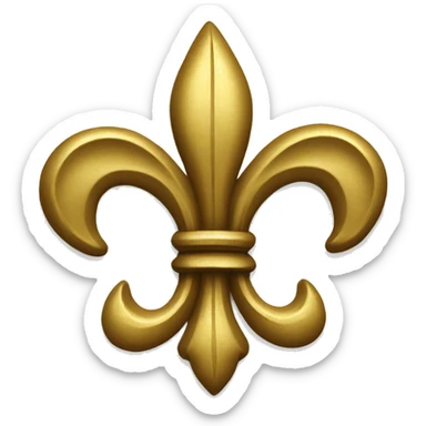 Fleur de lis sticker