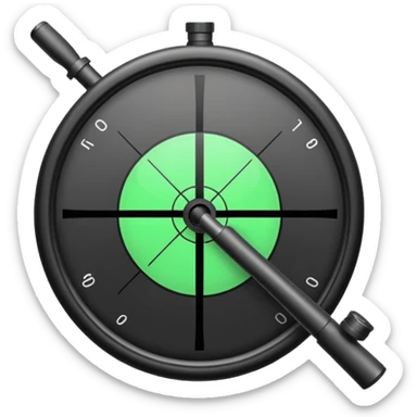 Sniper crosshairs  sticker