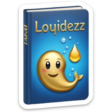 genera un libro que en la portada diga " liquidez" sticker
