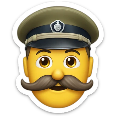 Ww2 german Toothbrush moustache sticker