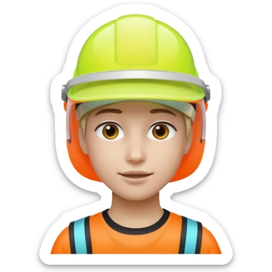 Neon Visor Gamer sticker