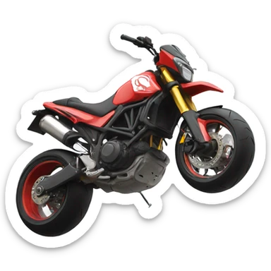 supermoto burnout sticker