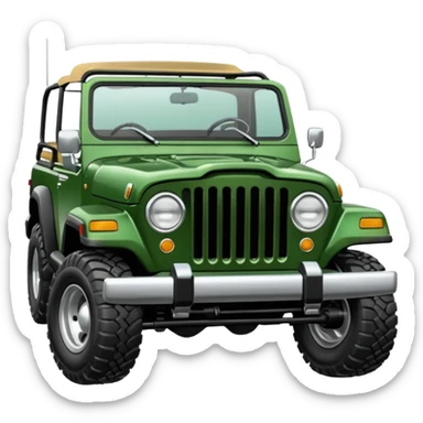 jeepster commando without top sticker