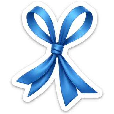 Laço azul sticker