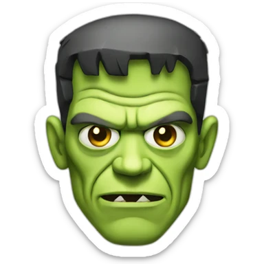 cool frankenstein sticker