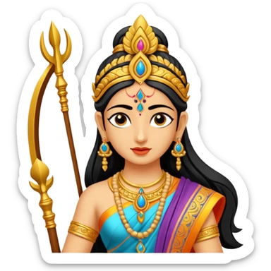 Lord Ram sita and bow sticker