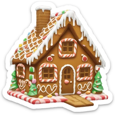 gingerbread house sticker