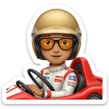 🧍‍♂️🏎️ sticker