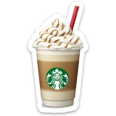 starbucks winter drink sticker