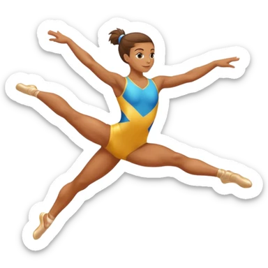 gymnast sticker
