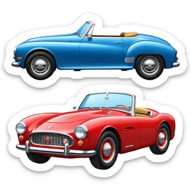 classic cars sticker
