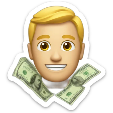 money marketing sticker