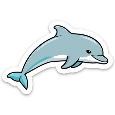 dolphin sticker