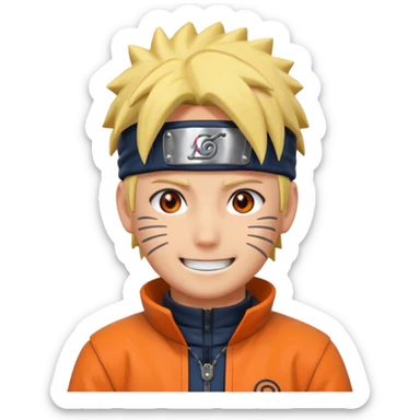 Naruto anime sticker
