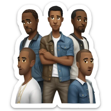 Cole world Southside Can't get enough, can't get enough Eastside, Westside, worldwide Ride out  sticker