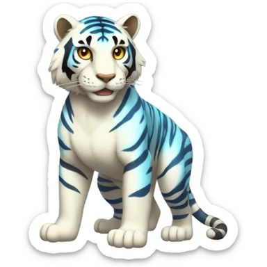 Blue-striped Tiger-Fakémon-Pokémon full body sticker