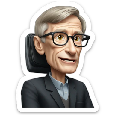 Steven hawking sticker