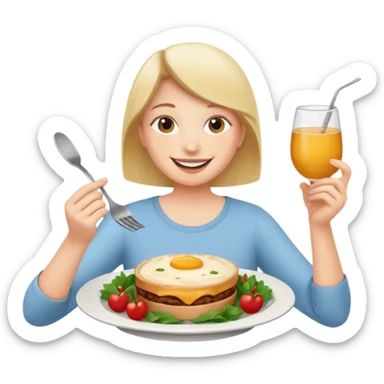 ALGUIEN SABOREANDO UNA COMIDA MUY RICA sticker