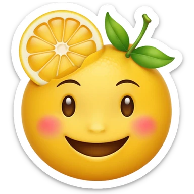 Zesty emoji sticker