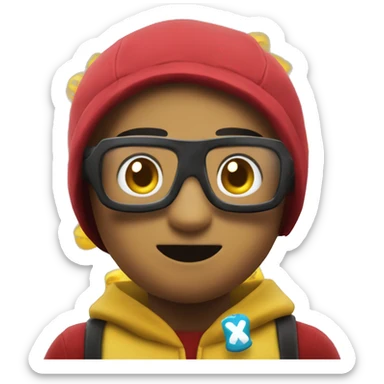 roblox noob in claw game sticker