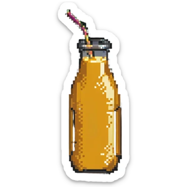 double stuffed orange juice sticker