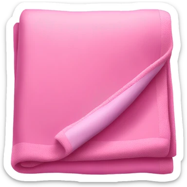 Pink blanket folded sticker