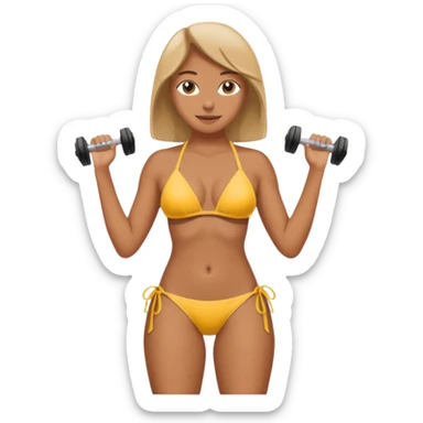 bikini lifted off thigh to show tan line sticker