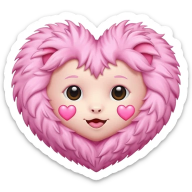 I want all pink emoji which are cute for girlie photo sticker