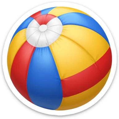 Colorful beach ball sticker