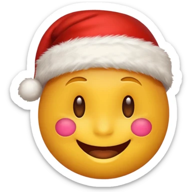 voglio delle emoji vintage di natale sticker