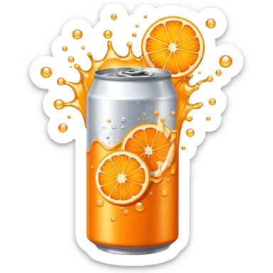 energy drink citrus explosion sticker