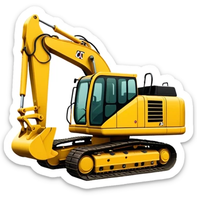 Excavator - Caterpillar 330 (Model Year: 2022) (Iconic colour: Yellow) sticker