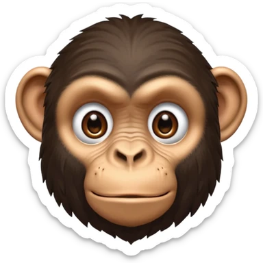 Chimpanzee sticker