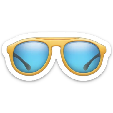 Chaussure lunettes sticker