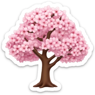 Cherry blossom tree sticker