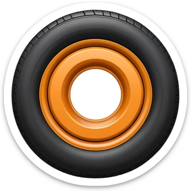 Logo from the word TireShop.ua, where the letter O should be replaced with a tire.  sticker
