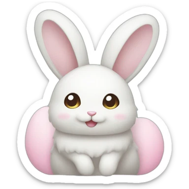 kawaii bunny sticker